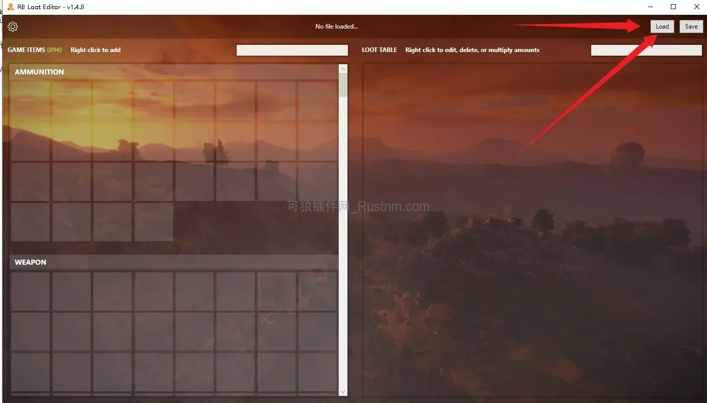 图片[3]-LootTableEditor – 可袭击基地物资编辑器 v1.6.5-Rust可狼插件网 | Rustnm - Rust插件网