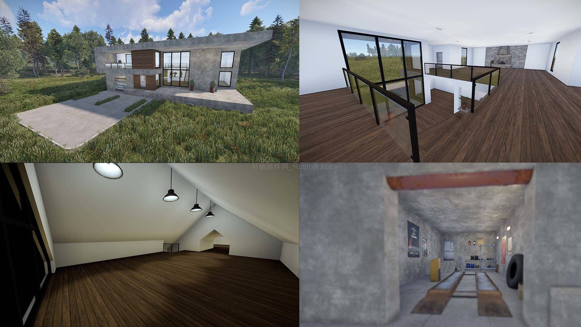 图片[2]-XianDaiJianZ – 3个现代建筑可建造 v1.1.1-Rust可狼插件网 | Rustnm - Rust插件网